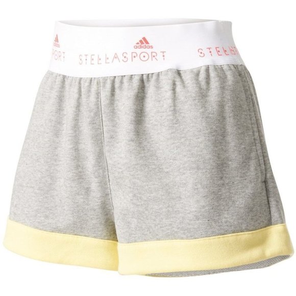 STELLASPORT X ADIDAS AZ7785 SPORT  Run SHORTS Grey Heather - Picture 1 of 4